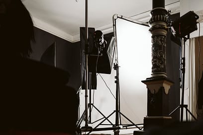 Filmaufnahmen und Videodreh im Fotostudio bei Günzburg